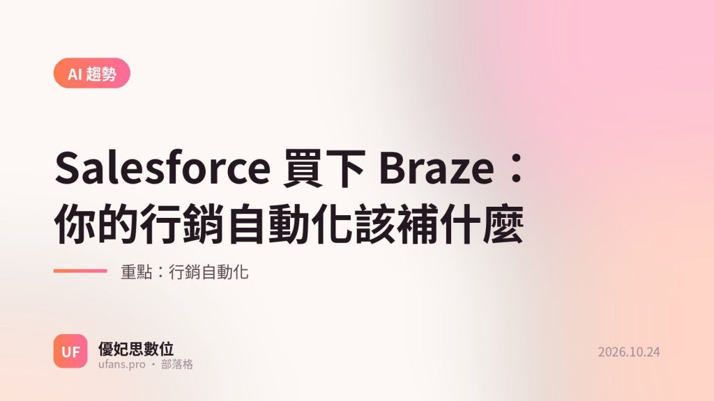 行銷自動化：優妃思部落格文字封面